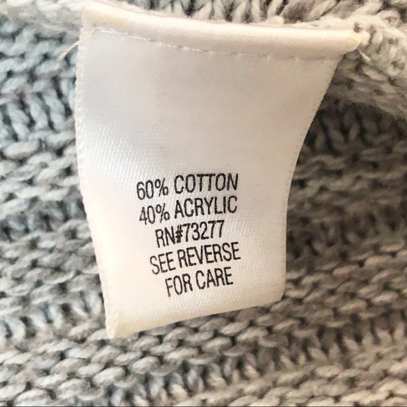 Apt 9 Gray Open Faced Cocoon Cardigan, Size L - Picture 14 of 14